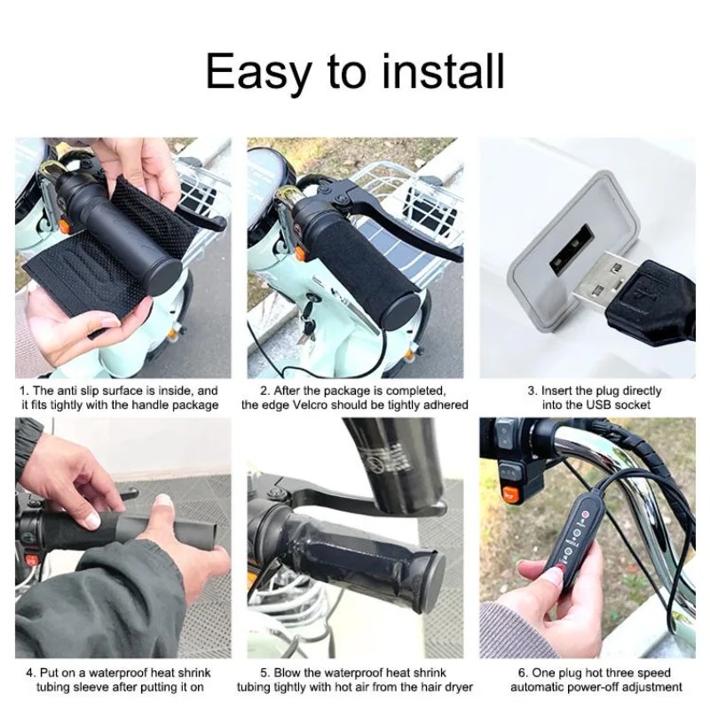 Накладки на руль с подогревом  – обзор и цена Handlebar Grip Heated